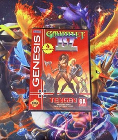 Gauntlet IV 4 (Sega Genesis) with Case - No Manual - Tested/Working - Free Ship!