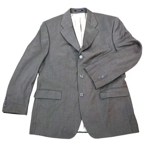 Bachrach Mens 42R Brown Blazer Mini Dot Wool Sport Coat Classic Timeless  - Picture 1 of 8