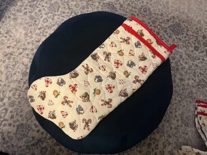 Hausgemachter gesteppter Weihnachtsstrumpf 17” x 8” - Bild 1 von 2