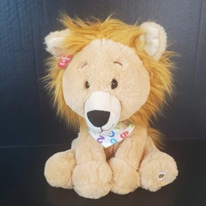 Peluche de peluche Cuddle Barn Alphabet Leonard animado ABC cantando león - Imagen 1 de 9