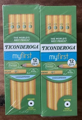 Ticonderoga "my first" unsharpened pencil - 6 x 12 packs (72ct total) - NEW - Image 1 of 3