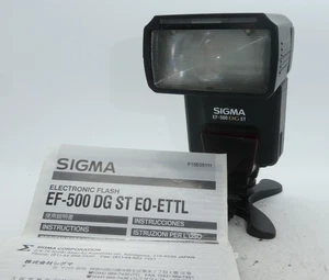 Sigma EF-500 DG ST EO ETTL II Shoe Mount Flash for Canon - Picture 1 of 7