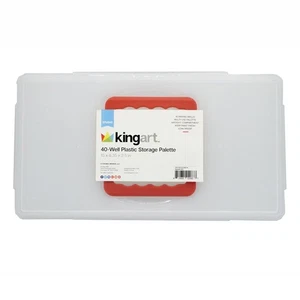 Paleta de almacenamiento de plástico KINGART de 40 pocillos - Imagen 1 de 2
