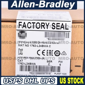 1 PCS New AB 1762-L24BWA /C MicroLogix 1200 Controller 14-In/10-Out In US Stock - Picture 1 of 4
