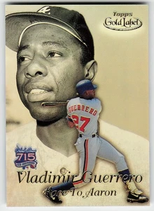 1999 Topps Gold Label #RA4 Vladimir Guerrero BASEBALL Montreal Expos - Picture 1 of 2