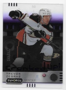 23/24 UPPER DECK SYNERGY CRANKED UP PURPLE PARALLEL #CRTZ Trevor Zegras #145/199 - Picture 1 of 1