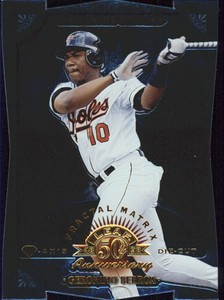 1998 (BB) Leaf Fractal Diamond Axis #47 Geronimo Berroa - NM-MT