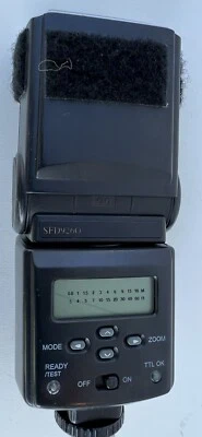 Bower SFD9260 Digital Autofocus Flash Power Zoom TTL for Olympus Panasonic - Image 1 of 4