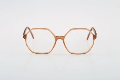 Andy Wolf 4580 Col.E, 2000s salmon color hexagon glasses frames mens and womens - Image 1 of 4