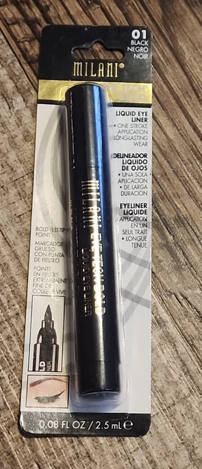 Milani Eye Tech Bold Liquid Eyeliner #01 Black .08 Fl Oz  - Image 1 of 1