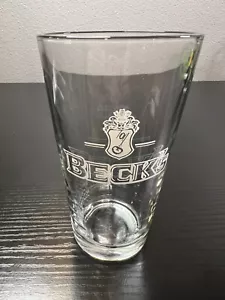 Vaso de pinta de cerveza Beck's de Libbey's Bar Pub Restaurante Vaso - Imagen 1 de 4