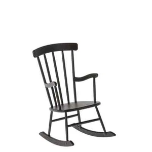 Maileg Schaukelstuhl mini anthrazit Metall 12cm, Puppenhauszubehör UVP 21,95 - Bild 1 von 2