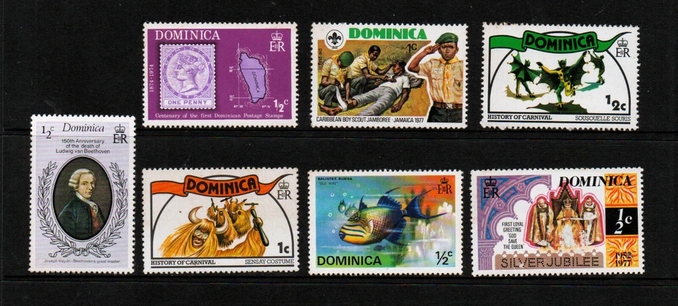 MNH "COLECCIÓN" DOMINICA AÑOS 70-80 Foto 1 de 2