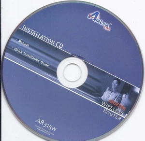 Airlink AR315W installation driver software CD - Photo 1/1