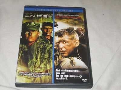 Sniper (1993)+Sniper 2 (2002) DVD's Tom Berenger Billy Zane Bokeem Woodbine - Image 1 of 4