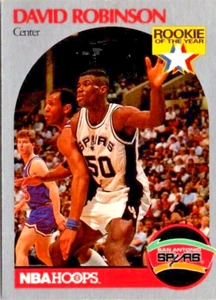 1990-91 NBA Hoops - #270 David Robinson Rookie CARD Great Condition HOF SPURS - Picture 1 of 2