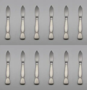Oneida  SATIN NEXUS Stainless - Butter / Cheese Knives - Set of Twelve  USA - Picture 1 of 2