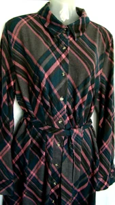 ROBERTLOUIS Button Down Long Sleeve Dress sz.XL NWT Orig.pr.$65 - Picture 1 of 9