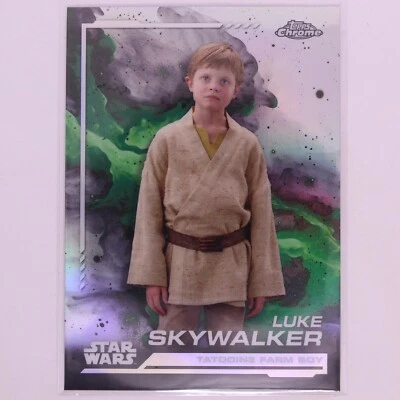 2024 Topps Chrome Star Wars Refractor Luke Skywalker #70 Obi-Wan Kenobi - Image 1 of 2