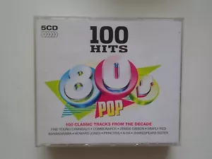 100 HITS 80 S POP - VARIOUS ARTISTS 5X VG CD 2008 EU - Picture 1 of 5