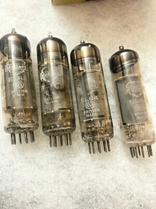 Mullard EL84 6BQ5 N709 O getter Good Testing Values Matched Quad - Picture 1 of 7