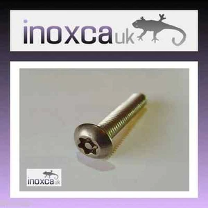 20 @ M3 X 6 ACCIAIO INOX A2 TORX TX PERNO TESTA PULSANTE VITE DI SICUREZZA TX10 T10 - Foto 1 di 1