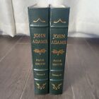 Easton Press 2V JOHN ADAMS Page Smith LEATHER Library Presidents VERY GOOD