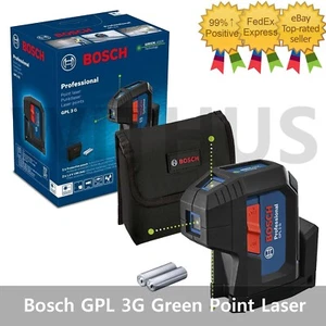 Bosch GPL 3G Professional Green Point Laser Compact 3-point Laser IP65 2021 New - Picture 1 of 5