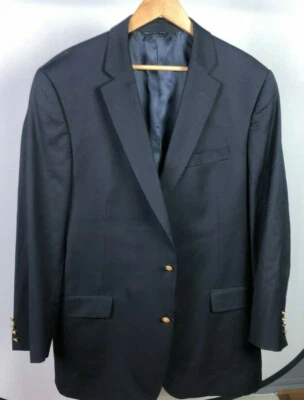 [Abrigo deportivo/chaqueta de traje Patrick James] Talla 48T - Negro - 100 % lana  Foto 1 de 4