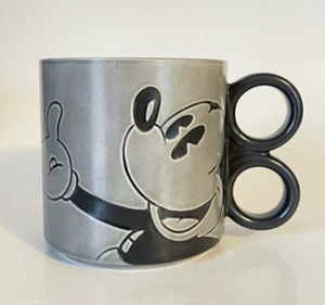 Hallmark Mickey Mouse Who Says You Have to Grow Up? Ear Handle Gray Mug - Picture 1 of 6