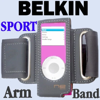 Brazalete BELKIN iPod Nano ~ 1G 2G 4G ~ Se adapta a brazos XS a XL_Hasta 18,5 pulgadas_Leer todo Foto 1 de 4
