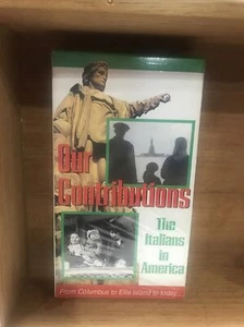 Our Contributions The Italians In America VHS - NEW/SEALED - Picture 1 of 2