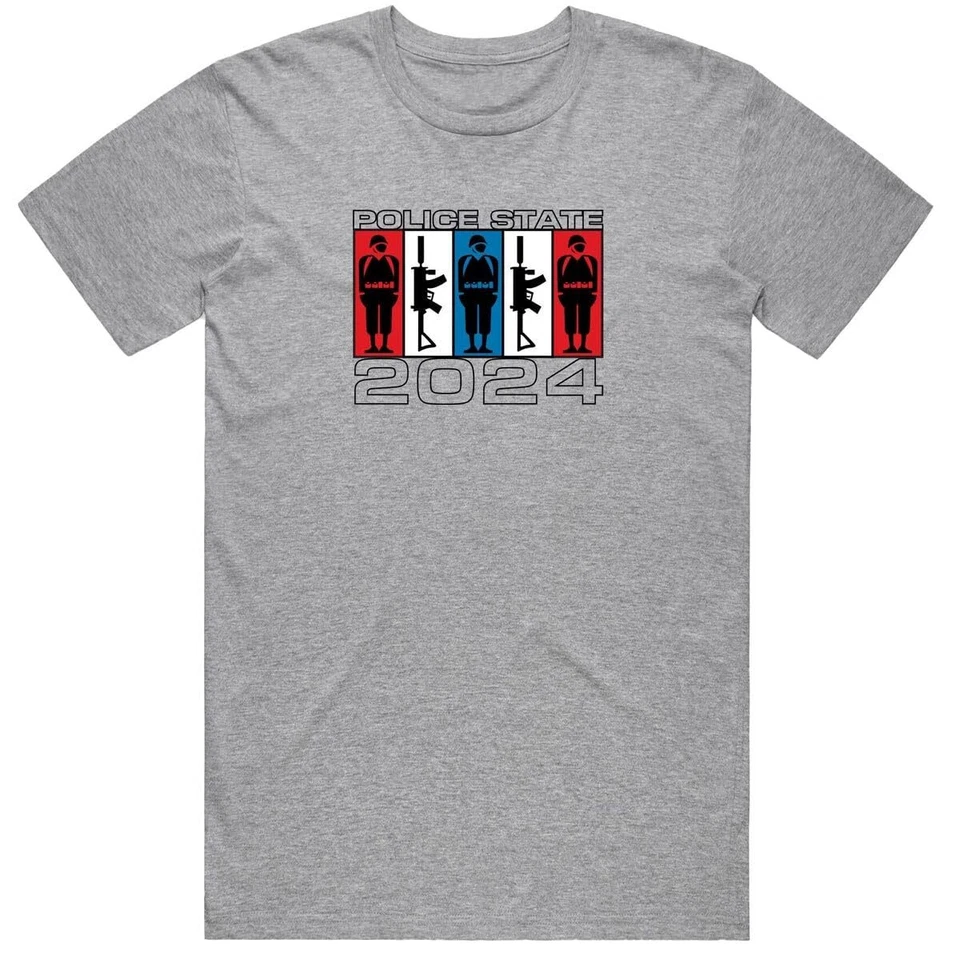 Camiseta Alien Workshop Police State - Gris Jaspeado - XL Foto 1 de 1