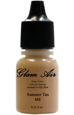 Base de maquillaje con aerógrafo Glam Air a base de agua mate M8 bronceado de verano (ideal para N Foto 1 de 4