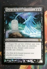 8th Edition FOIL Grave Pact FRENCH MTG Moderately Played