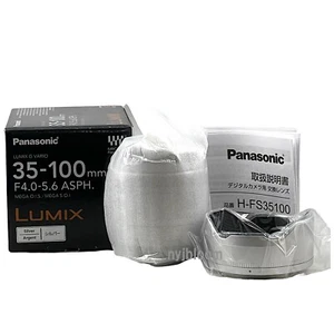 New Panasonic LUMIX G VARIO 35-100mm f/4.0-5.6 ASPH. MEGA O.I.S. Lens - SILVER - Picture 1 of 4