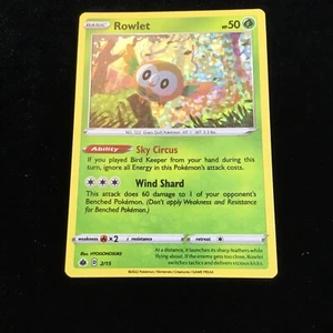 Rowlet 2/15 | Holo | McDonald's Promo Match Battle 2022 Pokemon TCG - Picture 1 of 2
