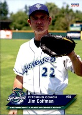 2012 Vermont Lake Monsters Choice #35 Jim Coffman Pitching Coach Baseball Card