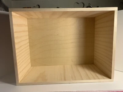 Room Shadow Box Vignette Doll House Miniature Display Shelf 1:12 Scale 13x9x6in - Image 1 of 4