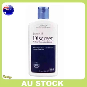 250ml Restoria Discreet Grey Hair Color Restoring Cream Natural-AU - Picture 1 of 10
