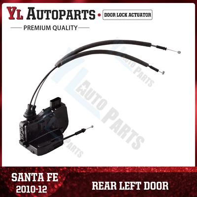 Actuador de bloqueo de puerta del conductor trasero izquierdo para Hyundai Santa Fe 2010-2012 Foto 1 de 4