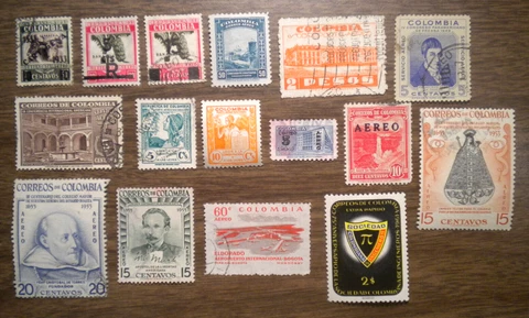 Columbia collection: Air Mail, Registration, Receipt, Postage; from 1870 to 1963 Cover