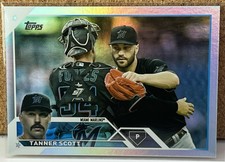 2023 Topps Rainbow Foil #18 Tanner Scott Miami Marlins Baseball Card
