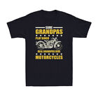 Real Grandpas Ride Motorcycles Funny Biker Motorcycle Bike Vintage Men's T-Shirt