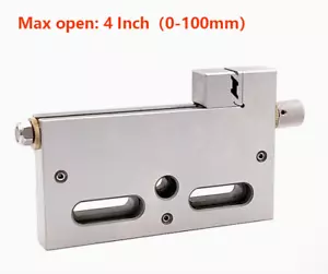Drahterodieren Hochpräziser Schraubstock Edelstahl 4" Backen 100 mm Öffnung 3 kg Klemmen - Bild 1 von 4