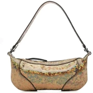 NUOVA DI GRAN LUNGA Mini Amira mini borsa a tracolla iridescente oro - Foto 1 di 6