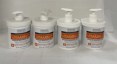Vitamin C - Advanced Clinicals Brightening Cream 16oz / 454g Four Pack - Image 1 of 4