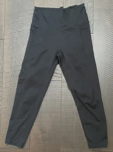 GIRLS BLACK LEGGINGS - DSG - SIZE 14 - Picture 1 of 3