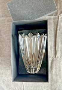 Orrefors Sweden Crystal Vase NOS Skai J. Johansson 5 1/2" FLEUR - Picture 1 of 16