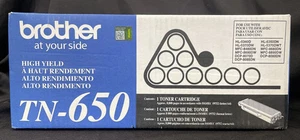 Genuine Brother TN-650 High Yield Toner Cartridge Black - Picture 1 of 3